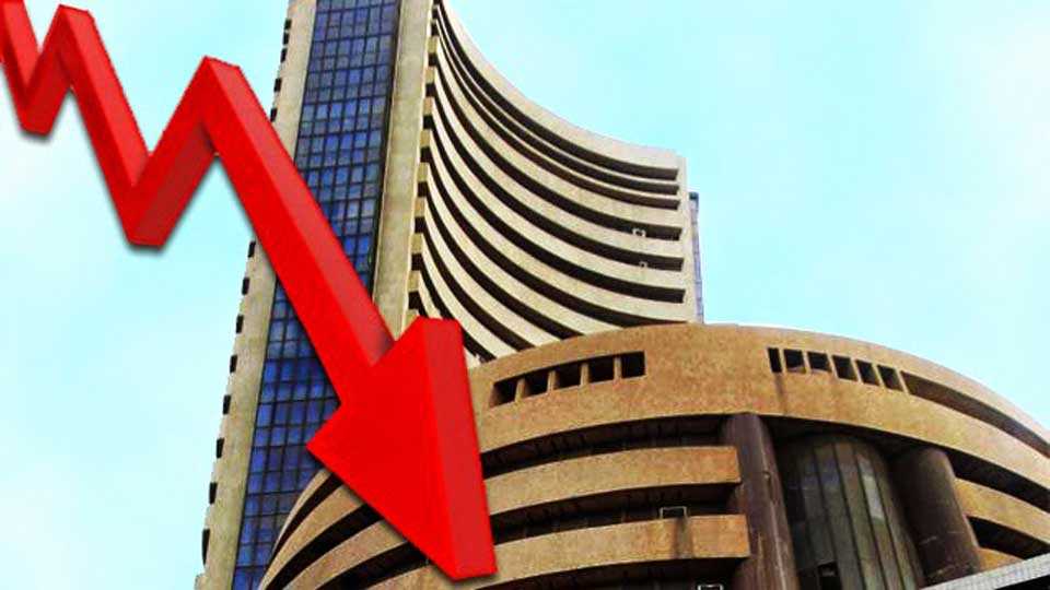 The Sensex is down 107 points, currently at 49,167; The Nifty is at 14,454