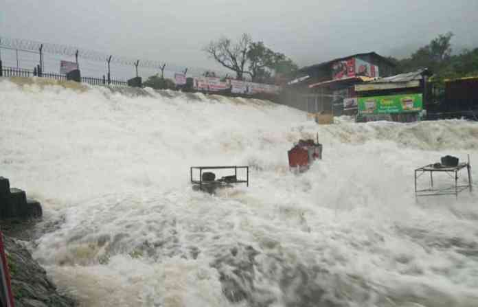 Bhushi Dam in Lonavla overflows, but no entry for tourists