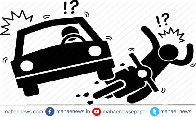 Terrible accident on Satara-Pandharpur state highway; Two killed, four injured in road mishap
