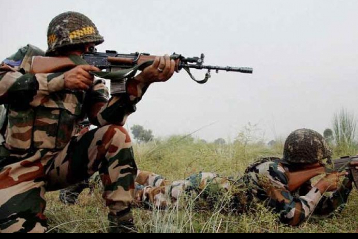 Pakistan violates ceasefire in Naushera sector around noon today