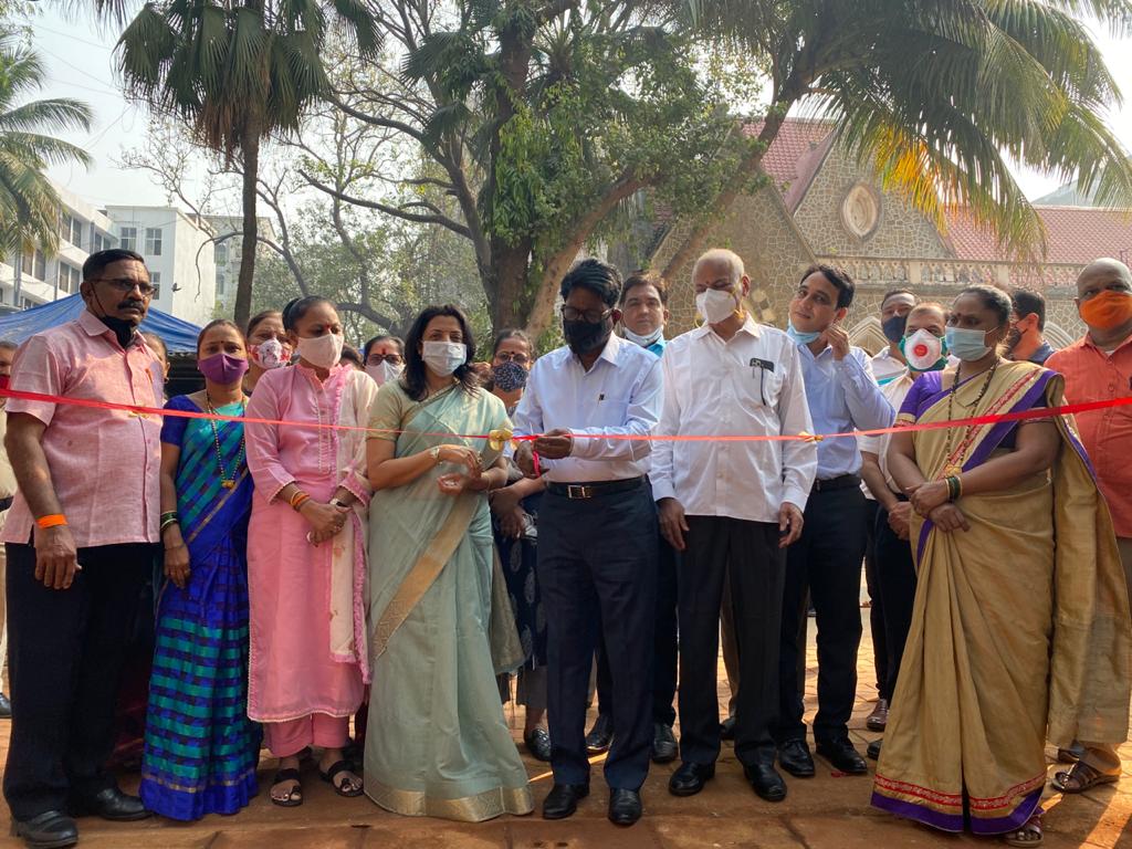 Peace Park for Kovid Warriors at JJ Hospital, inaugurated by Arvind Sawant