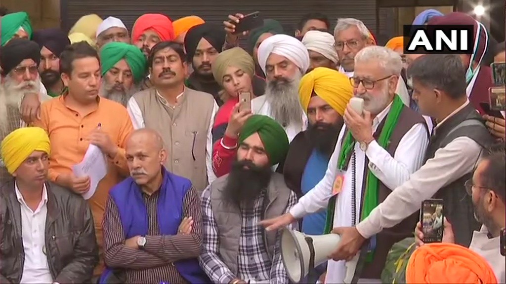 Tribute meeting for the farmers who were martyred during the agitation