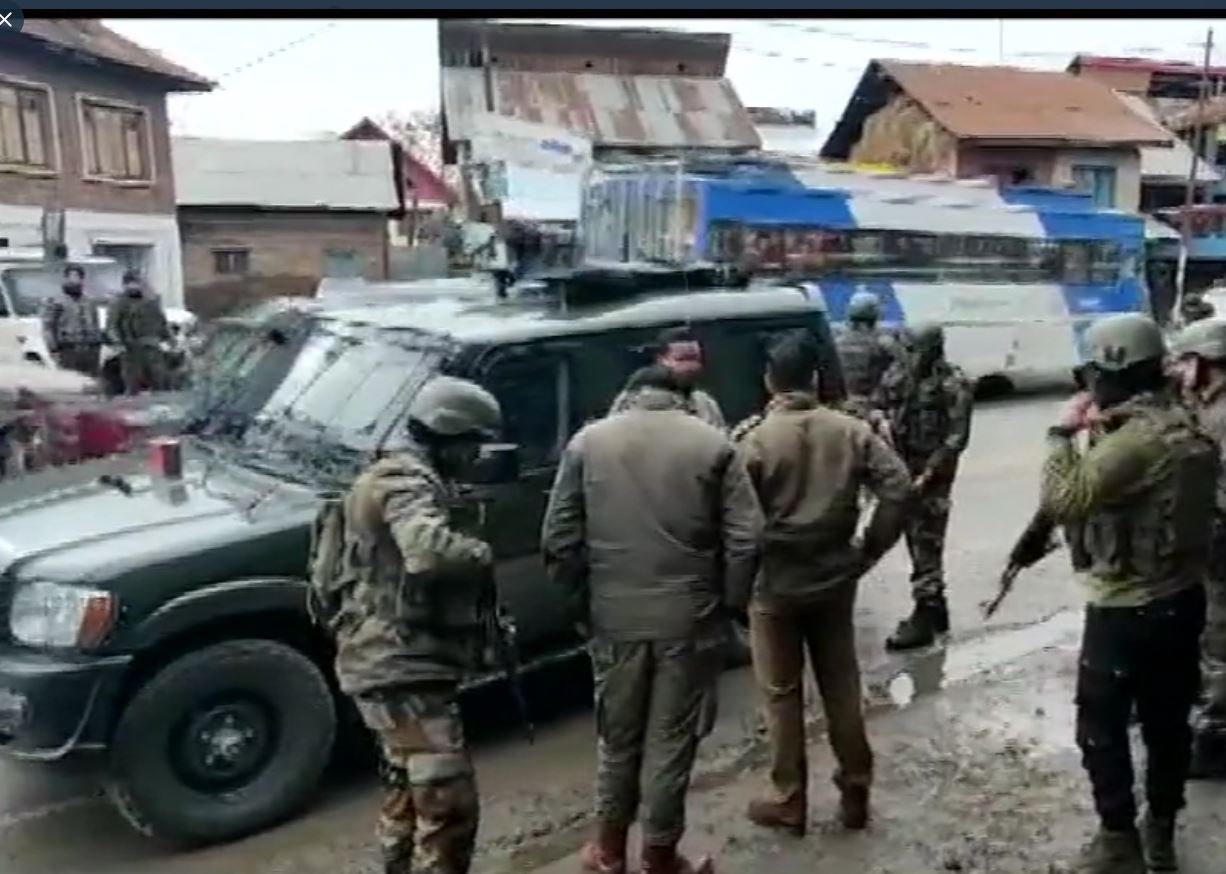 Three civilians were injured in a grenade attack at Singapore in Jammu and Kashmir