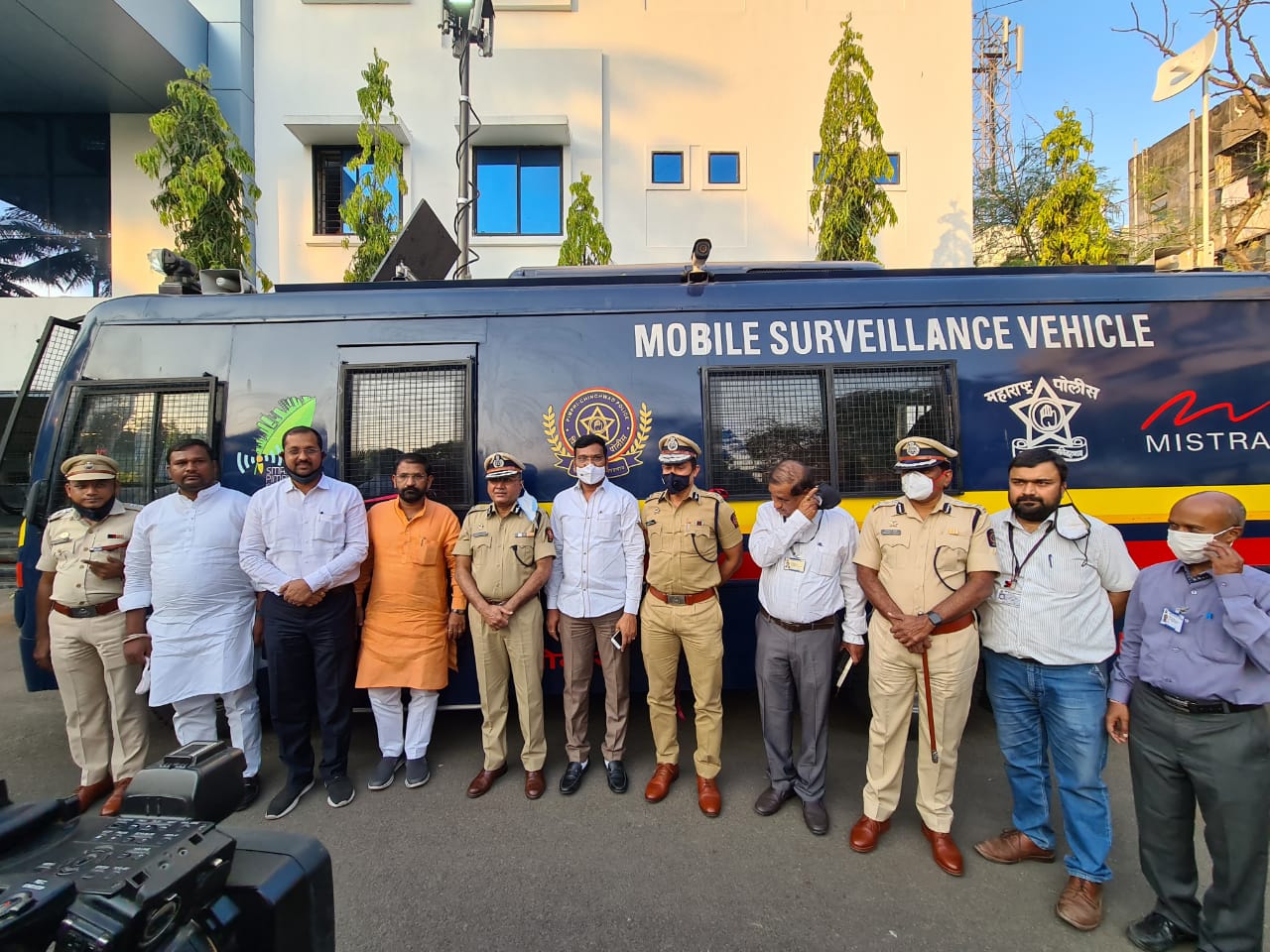 3 Mobile Surveillance Vans filed at Police Commissionerate