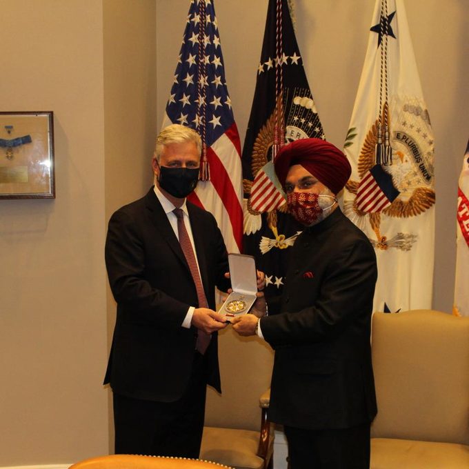 Legion of Merit Award to Prime Minister Narendra Modi by Donald Trump