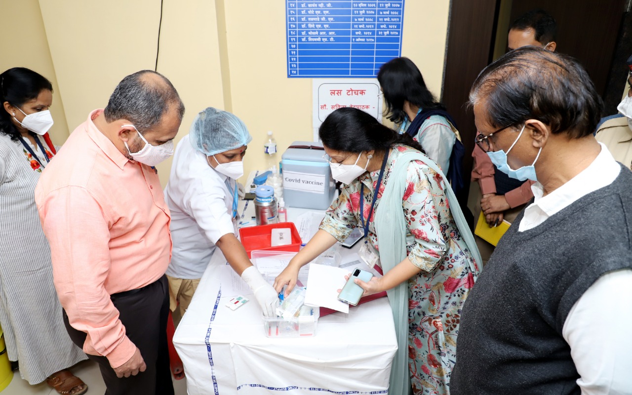 पिंपरीच्या जिजामाता रुग्णालयात कोरोना लसीकरणाचा 'ड्राय रन' यशस्वी