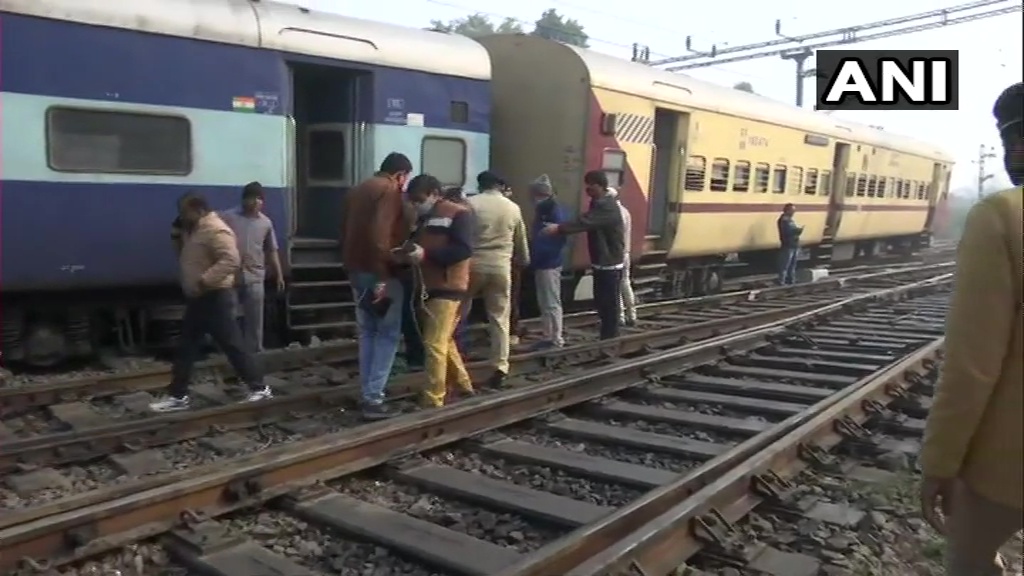 The Amritsar-Jayanagar Shaheed Express derailed near Lucknow