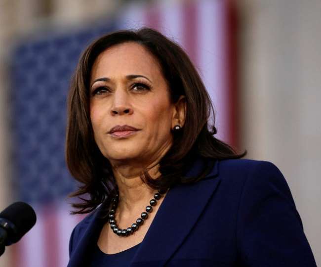 Controversy over photo of Kamala Harris in the US