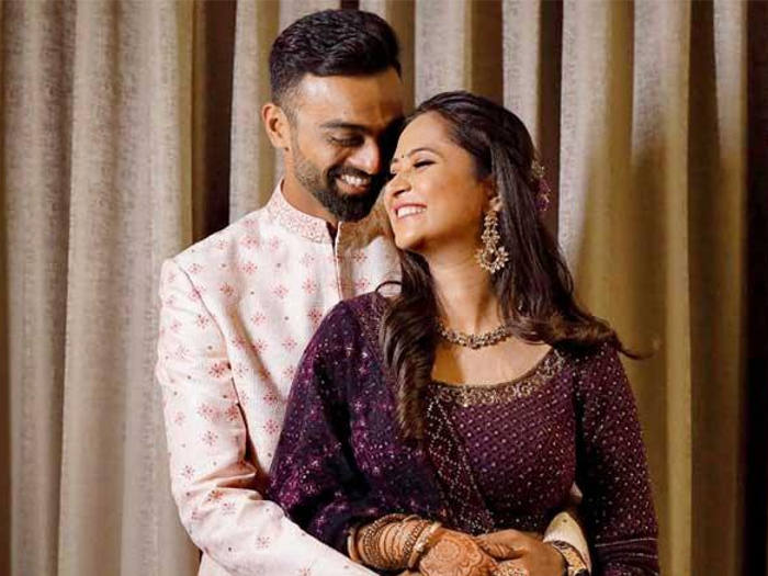 Indian cricketer Jaydev Unadkat tied the knot