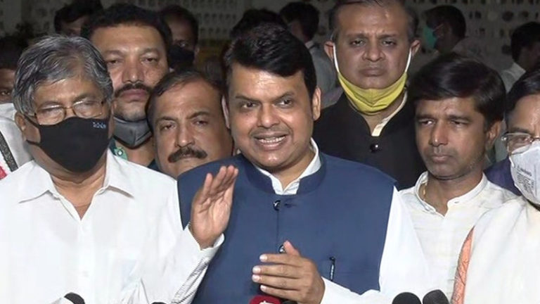 In some states, despite elections, the number of patients is low, vaccination is slow in the state - Devendra Fadnavis
