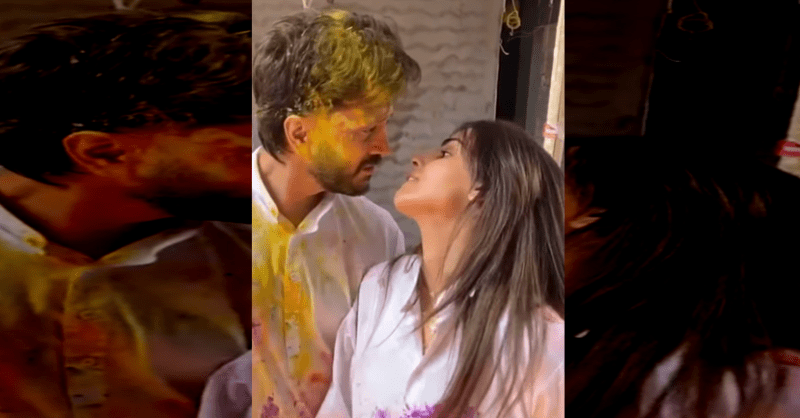 Video of Riteish-Genelia playing Holi goes viral, watch the video