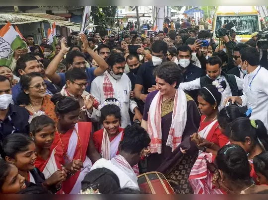 Priyanka Gandhi shuddered at the traditional dance of Assam