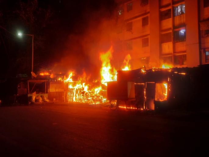 Pimpri fire destroys three shops