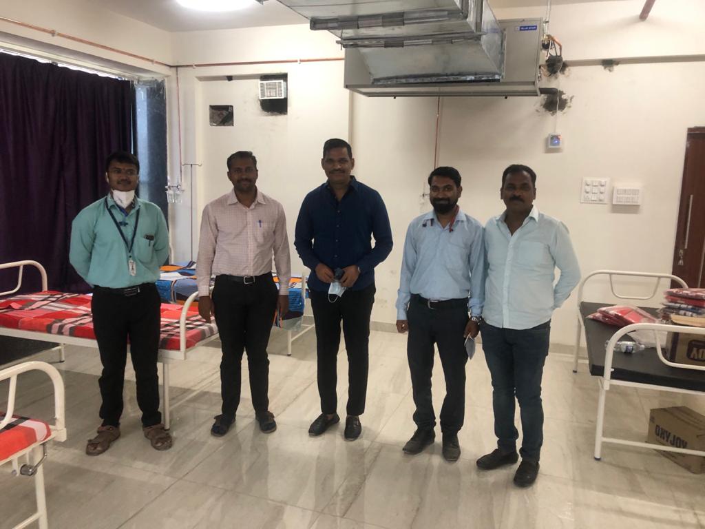 # Covid-19: MLA Laxman Jagtap and Shankar Jagtap launch 50 bed Covid Care Center in Pimple Gurav