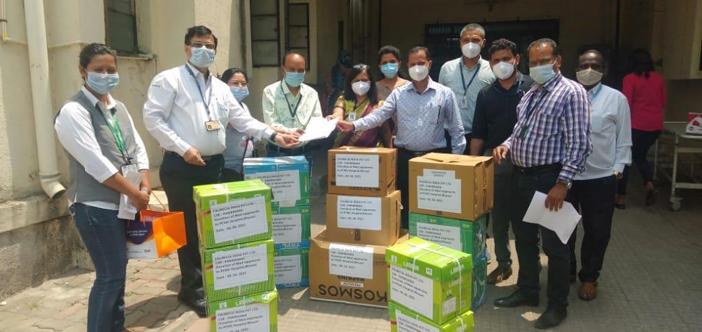 # Covid-19: Distribution of necessary materials for examination of corona patients on behalf of Forsia Company ...