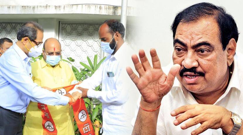 Khadse's first reaction after Shiv Sena's push in Jalgaon; Said