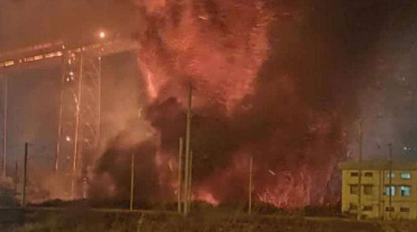 Massive fire at Chandrapur thermal power plant