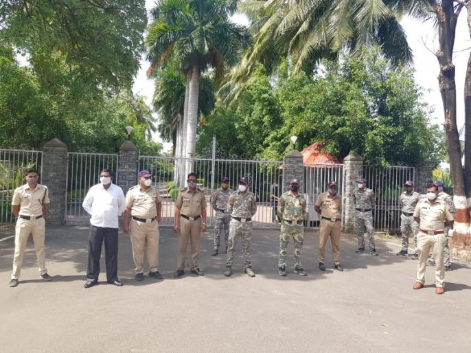Farmers aggressive over Ujani water issue! Increased security at Sharad Pawar's 'Govindbagh' residence