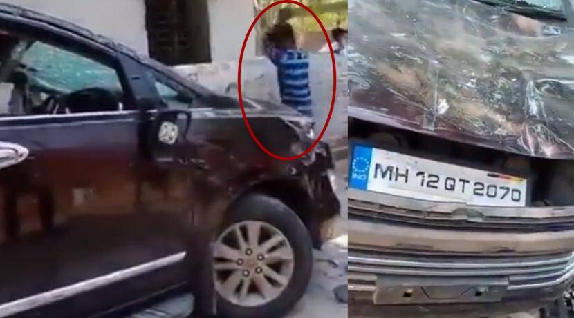 Shocking! Attack on Maharashtra police in Uttar Pradesh who went to arrest the accused in the murder