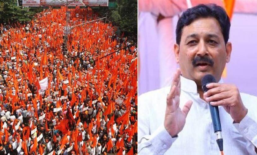 Silent agitation in Kolhapur today under the leadership of Chhatrapati Sambhaji Raje for Maratha reservation