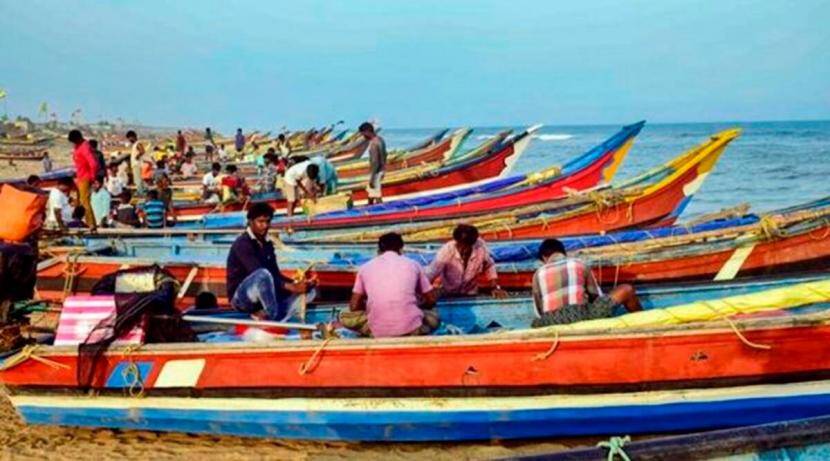 Government officials on Lakshadweep fishing boats!
