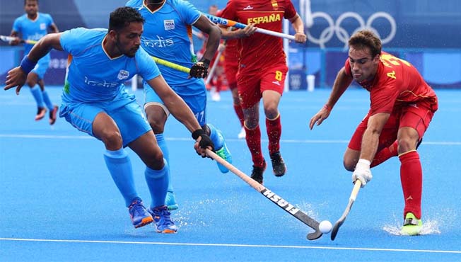 Indian hockey team wins over Spain after poor performance