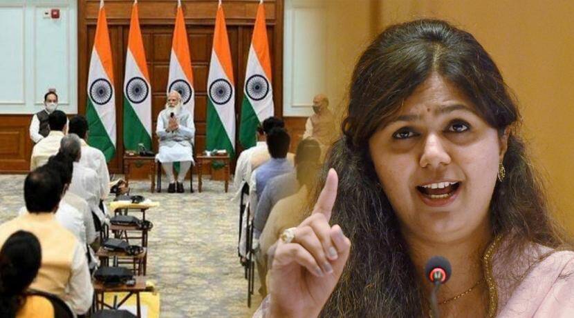 Pankaja Munde remained silent on the discussions that he was upset about not being given a place in the cabinet, said.