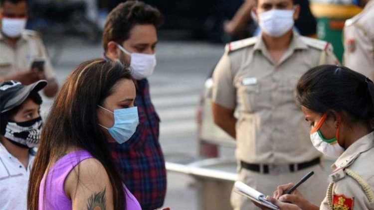 Action against 110 citizens who do not wear masks
