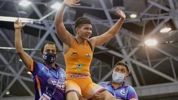 India wins gold, wrestler Priya Malik wins gold