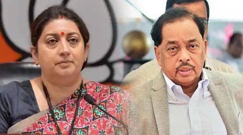 Minister who has no legal right to issue arrest warrants for Rane's arrest: Smriti Irani