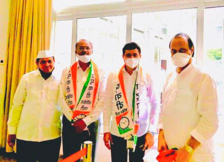 BJP MLA Laxman Jagtap's staunch supporter Raju Rama Lokhande joins NCP; BJP starts leaking