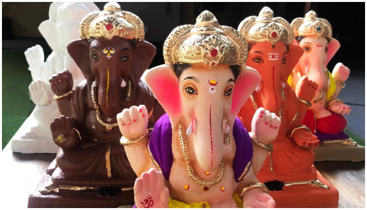 Eco-friendly Ganesh idols from handmade paper