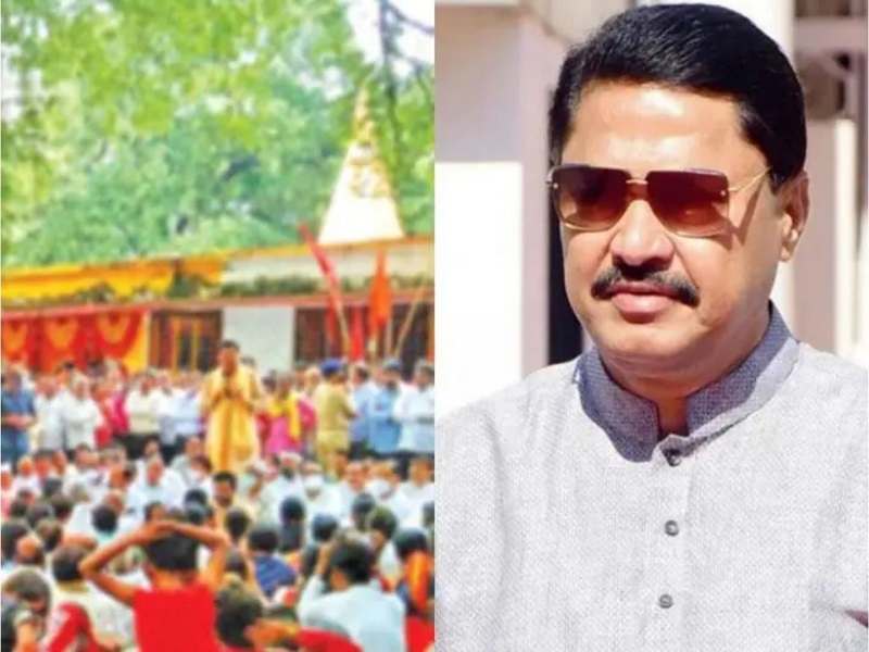 The temple was opened for Nana Patel, but the BJP stopped the former MLAs from leaving