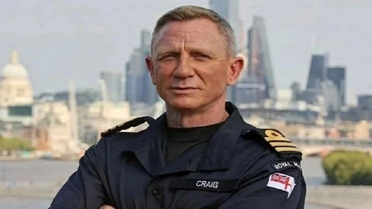 'James Bond' Daniel Craig as Commander of the Royal Navy