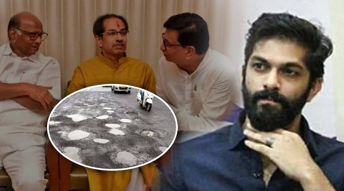 Amit Thackeray attacks the Thackeray government from the potholes on the road