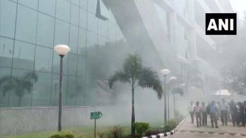 Delhi: CBI office on fire; Fire brigade vehicles rushed to the spot