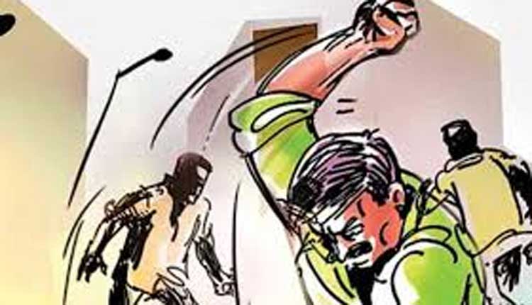 A case has been registered against three persons for setting up a Radha in a cloth shop