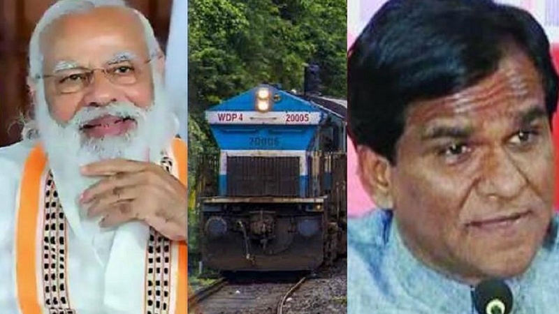 'Modi Express' leaves for Konkan; Green flag of Raosaheb Danve