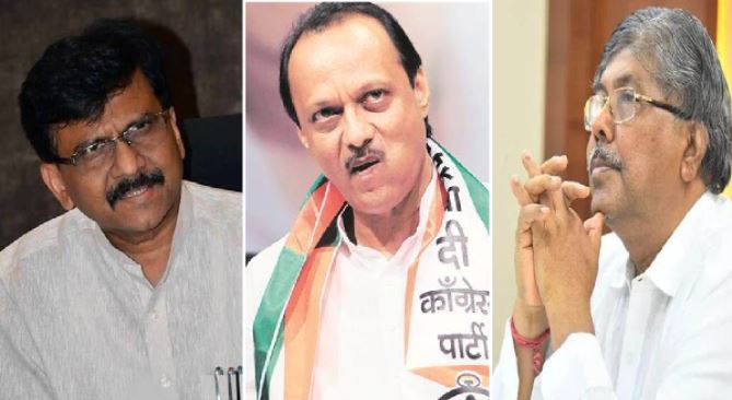 "The only Ajit Pawar escaped from his pocket, 100 तिथे there!" Sanjay Raut's attack on Chandrakant Patil's 'that' statement!