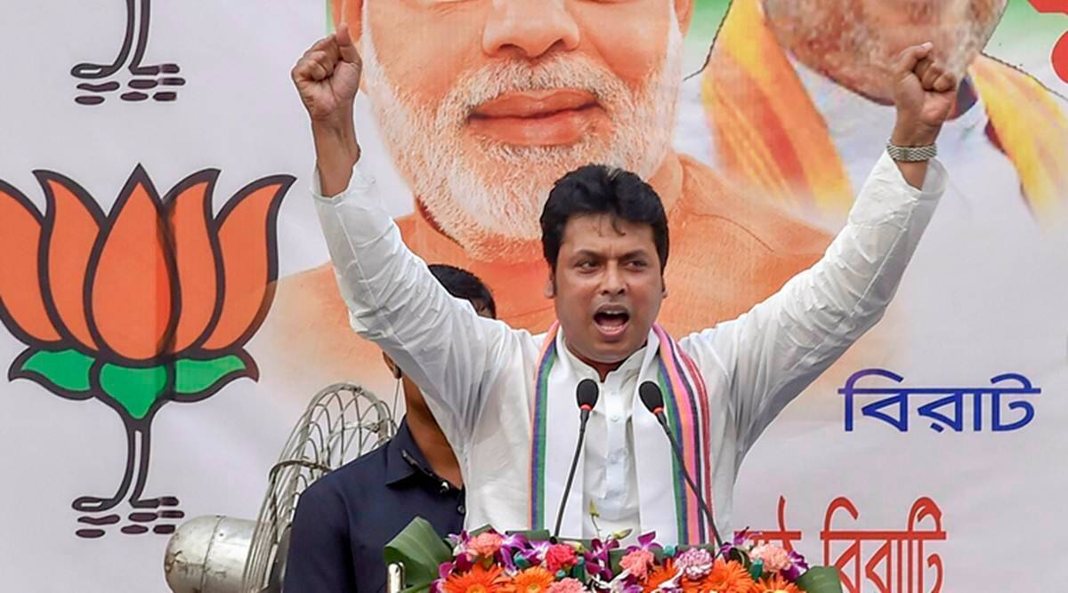 Controversial statement by Tripura Chief Minister Biplab Kumar Deb