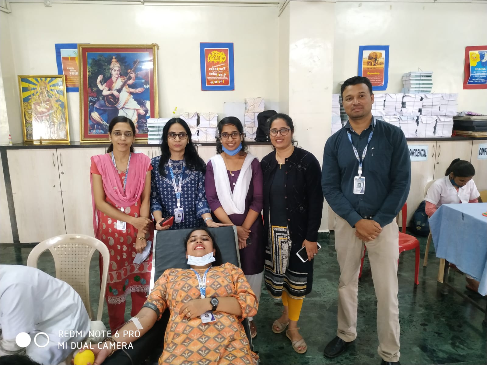 Response to Blood Donation and Free Health Camp at SNBP Law College