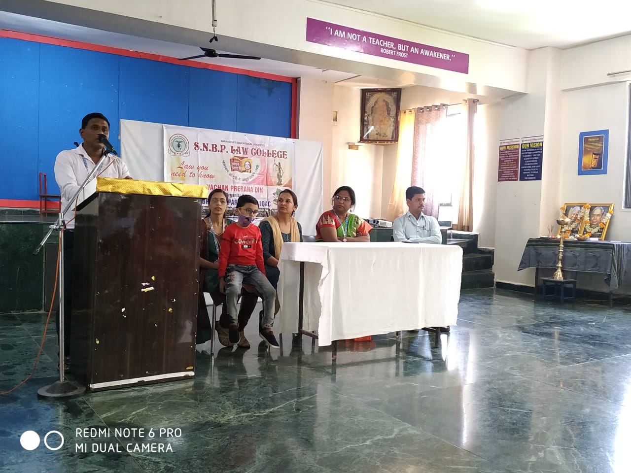 S. N.B.P. Organizing Reading Inspiration Day in Law College