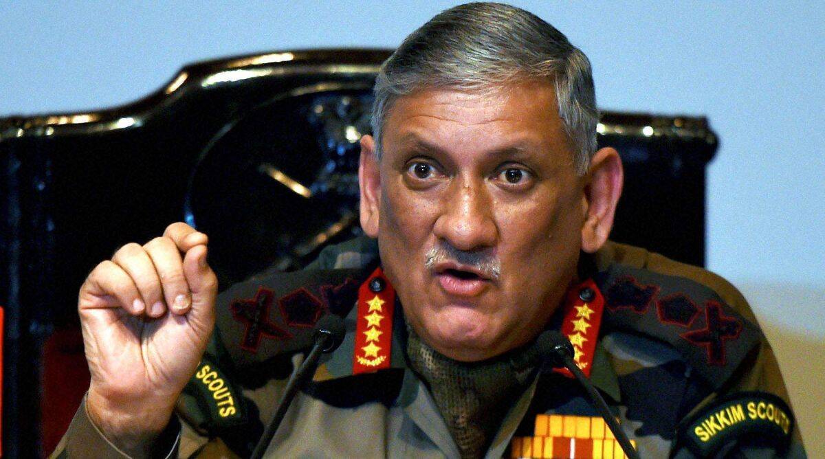"The situation in Afghanistan will have repercussions in Kashmir," said Bipin Rawat.