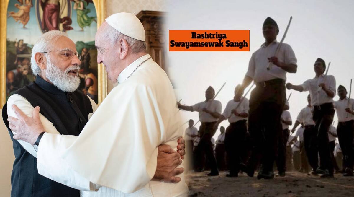Rashtriya Swayamsevak Sangh's first reaction to Modi-Pope visit; Said, "Because of this visit your"