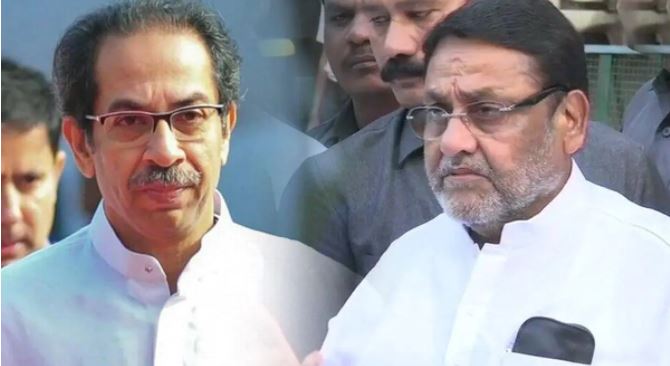 "Will action be taken on the study left on account?"; Question to Uddhav Thackeray referring to Nawab Malik