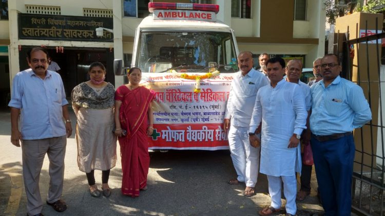 Vaishnava Charitable & Medical Trust sends free medical ambulance to Pandharpur