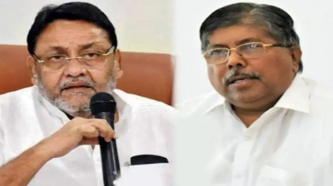 "Nawab Malik will have to suffer the consequences of dragging Devendra Fadnavis into this"; Chandrakant Patil's warning