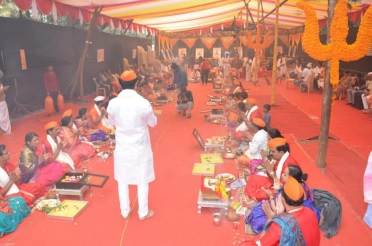 Padukas of 12 Shakti Peeths organized by Lahu Balwadkar Social Welfare open to devotees tomorrow