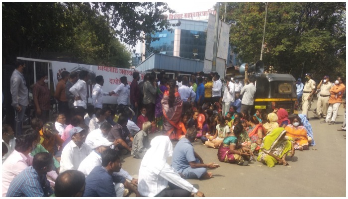 Morcha on Municipal Corporation demanding cancellation of planned ‘SRA’ project
