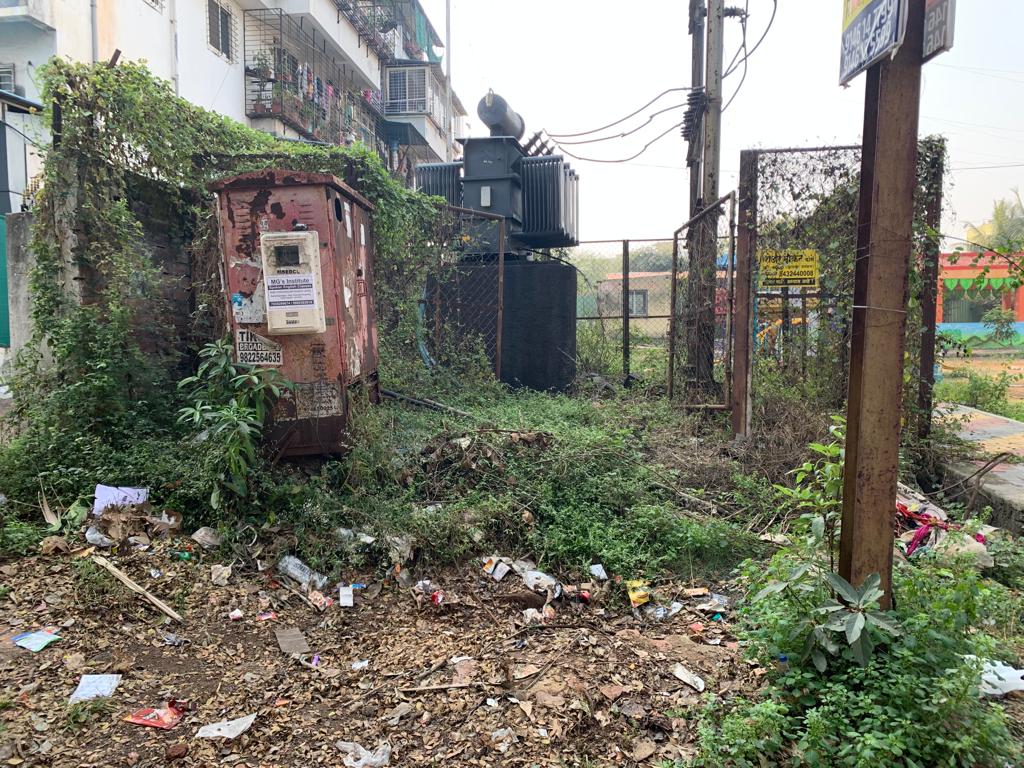 Immediately remove the growing trees and vines in Shivtej Nagar area